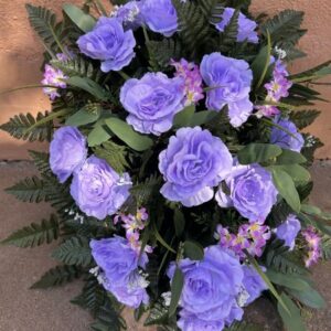 Silk Grave Saddle purple